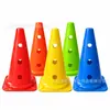 Cone Marcador Quadrado com Furos 38cm Treinamento ao Ar Livre Treinamento de Futebol Cone Marcador Equipamento de Treinamento de Obstáculos Balde de Sorvete