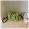 Bolso de cadena con diseño único de patrón de diamante para mujer, nueva versión coreana 2026, bolso de mano versátil, bolso de hombro, bolso cruzado, transfronterizo