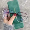 Lentes Negros de Montura Grande, Lentes Planos Anti Luz Azul, Gafas Simples Antirradiación, Se Pueden Equipar con Graduación para Miopía 30016
