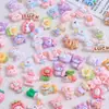 Dibujos Animados Mixtos Diversión para Niños Hecho a Mano DIY Accesorios de Joyería Accesorios de Pegamento Crema Resina Accesorios Pequeños Agujero Hebilla de Zapatos Material