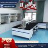 Uau! Bancada de Laboratório Aço-Madeira, Mesa Lateral Toda em Aço, Mesa de Operações, Capela de Exaustão, Mesa Central, Suporte para Reagentes, Mesa de Laboratório