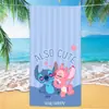 Nueva Toalla de Playa Estampada de Venta Caliente Transfronteriza Stitch Kuromi Toalla de Playa Toalla de Dibujos Animados para Niños Venta al por Mayor Paño de Toalla