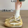 En stock~Zapatos de entrenamiento alemanes de cordones estilo retro para mujer, hacen que los pies parezcan más pequeños, zapatos de Forrest Gump, zapatos deportivos casuales estilo nuevo 2026 para mujer
