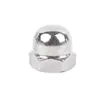 Tapas Personalizadas para Tornillos M2M3M4M5M6M8M10Mm 304 Cabeza Redonda Forma de Tuerca Tapa de Acero Inoxidable Tipo Tapa