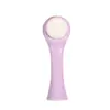 Esponja de Maquiagem Face Wash Beauty Blender, Esponja Triângulo para Dedos Não Absorvente de Pó, Escova de Limpeza Facial com Cerdas Macias, Escova de Silicone Dupla Face