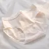 Pantaletas de niña con estampado floral rosa, 10A algodón puro antibacteriano, entrepierna extendida, transpirables, tiro medio, ajustadas a la cadera, calzones para estudiantes