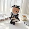 Ropa para muñeca gatita de piernas largas, vestido hecho a mano para muñeca de 10 cm con tirantes, faldas y ropa de vestir para muñeca mini al por mayor