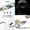 Reloj Patek 836 Resistente al Agua Luminoso Doble Calendario para Hombre Ultra Delgado de Cuarzo Estilo Coreano de Moda Tendencia Reloj para Hombre