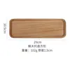 Bandeja de Madera Personalizada Bandeja de Té de Madera de Acacia Bandeja Ovalada de Madera Maciza para Snacks Plato de Cena de Madera Bandeja de Té