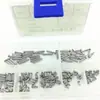 Suministro Transfronterizo de 140 Piezas/Caja Remaches Sólidos Moleteados de Acero Inoxidable 304 Remaches de Señal Semi-Redondos de Hierro Serie M2