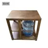 Mesa de chá e conjunto de cadeiras de madeira maciça para varanda de apartamento pequeno moderno minimalista estilo creme para casa Mesa de chá Gongfu pequena mesa para preparo de chá