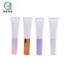 Nova mangueira de batom de 19 diâmetros 10ml lip gloss PE squeeze cosmético mangueira bálsamo labial tubo de batom plástico