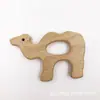 Suministro directo de fábrica palo para morder dientes de bebé Madera de haya diente calmar forma de animal palo para morder dientes morder música