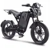 Motocicleta Todoterreno de Rueda Ancha y Gruesa Asistencia Eléctrica Montaña Ciudad Batería de Litio Bicicleta de Batería Retro Suministro Transfronterizo