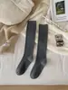 Calcetines de pantorrilla holgados súper cómodos~ Las rayas verticales realmente hacen que las piernas se vean más delgadas y largas~ Calcetines estilo japonés perezoso para otoño/invierno