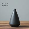 Jarrón de Cerámica Jingdezhen Creativo Negro Escandinavo Decoración para Mueble de TV de Sala de Estar para el Hogar Recipiente para Flores Adornos de Flores Secas