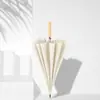 Guarda-chuva de golfe longo e reto com logotipo personalizado, guarda-chuva publicitário para presente, feito sob medida para negócios e hotel, com estampas de feriado e texto impresso