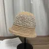 Sombrero de pescador tejido con diseño de patchwork, nuevo estilo coreano otoño/invierno 2026, versátil, favorecedor del rostro, moderno y elegante sombrero de cubo