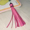 Borla de cuero níquel Campana Negra Borla de PU Amazon silicona cuentas de madera pulsera accesorios de joyería accesorios epoxi