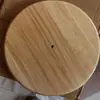Gancho, Base Redonda, Tornillos, Soporte de Piso de Tres Patas, Accesorios Simples, Madera de Haya, Madera de Pino, Perchero