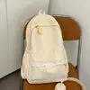 Mochila Escolar de Nuevo Estilo para Niñas de Secundaria y Preparatoria, Gran Capacidad, Bonita, Mochila Ligera para Estudiantes, Mochila Casual para Estudiantes Universitarios