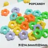 Calabaza Multicolor de Dibujos Animados Agujero Recto de Colores Pulsera DIY Collar de Cuentas Joyería Pendientes Juguetónas Coreanas y Japonesas Cuentas Sueltas