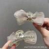 AB diamantes de doble cara tamaño pequeño lazo tocado Princesa pinza para el cabello femenina otoño e invierno flequillo horquilla tocado de horquilla de alta calidad