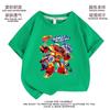 Roupas da Equipe de Batalha Tornado Camiseta de manga curta para meninos verão Tops de meia manga para meninas de crianças médias e grandes roupas infantis casuais 7