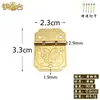 Bisagra de Cobre con Forma de Murciélago, Caja de Joyería Antigua Pequeña Estilo Chino, Bisagra de Bronce Antiguo de Cobre Puro, Bisagra Plegable, Bisagra Pequeña de Cuero Cyf230 Puerta de Gabinete