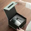 Taza de Oficina Shangyue Personalizada Taza de Cerámica Taza con Asa de Madera con Tapa Separador de Té Taza de Burbujas Taza para Beber LOGOTIPO
