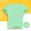 Camiseta publicitaria de manga corta raglán para niños al por mayor, camiseta básica para primaria al por mayor, camisa cultural pintada a mano, ropa para clase de jardín de infantes
