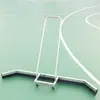 Empujador de agua para cancha de tenis de acero inoxidable, rasqueta para cancha de baloncesto, aleación de aluminio para campo deportivo exterior, raspador de piso de limpieza de goma