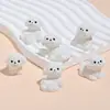 Nueva Decoración de Coche de Cachorro Bichón Frisé Mini, Manualidades Súper Lindas de Resina Regalo, Accesorio para Llavero DIY