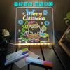Tablero de Dibujo Borrable DIY Transfronterizo para Niños Juguete Luminoso Hecho a Mano Tablero de Escritura Pizarra Gran Set de Adornos de Halloween