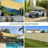 Malla de Sombra para Patio Beige, Malla de Sombra para Terraza de Piscina, Malla de Aislamiento Térmico y Refrigeración para Flores, Malla de Sombra para Techo de Coche