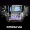 Para Infiniti Q50L Q60 QX50 QX55 película templada de navegación pantalla de visualización vidrio película templada