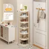 Zapatero para Entrada de Casa Multicapa Pequeño Estrecho Simple Zapatero Almacenamiento Puerta de Entrada Armario Zapatero Dormitorio Nuevo Estilo Caliente 2025
