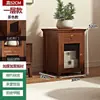 Estante de Flores Estilo Chino, Gabinete de Almacenamiento y Exhibición de Madera Maciza, Gabinete de Arte para Casa de Huéspedes Sala de Té, Soporte de Maceta de Piso para Sala de Estar, Bambú