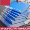 Livro de Informações Espesso A4 Pasta de Folhas Soltas Bolsa Transparente para Inserção Pasta de Arquivos Pasta Multicamadas Material de Escritório
