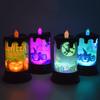 Adereços de decoração de Halloween vela luminosa abóbora lanterna crânio Castiçal fantasma vela decoração layout de cena