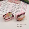 Acessórios de Resina DIY Desenho Animado Joias Frutas Creme de Mil Camadas Grampo de Cabelo Capa de Celular Fivela de Sapato Chaveiro Pingente com