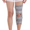Rodillera disponible en stock con soporte de placa de acero, rodillera de fijación para articulación de rodilla para lesiones de rodilla y rehabilitación de la articulación de la rodilla