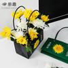 Festival Ching Ming Bolsa de Mano de Crisantemo Bolsa de Mano Floristería de Flores para Barrer Tumbas Arreglo Floral Bolsa de Mano Papel Kraft Impermeable Estilo Nuevo