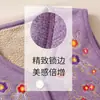 Novos estilos de outono e inverno: coletes com forro de fleece e espessados para mulheres de meia-idade e idosas, opções plus size e atacado para mães e avós