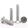 Tornillos Autorroscantes Planos de Cabeza Avellanada Gb846 con Cola Plana de Acero Inoxidable 304 Tornillos de Cabeza Plana