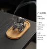 Silla mecedora de arcilla púrpura creativa para incienso, Quemador de incienso de monje pequeño estilo chino, Soporte para incienso para sala de estar, sala de té, oficina, Quemador de aromaterapia
