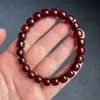 India Sándalo Rojo Hoja Pequeña Pulsera de Cuentas Barril Estrella Dorada Completa Sándalo Tipo Antiguo Pulsera de 108 Cuentas para Hombres y Mujeres Juguete Cultural de Madera Cuentas Budistas