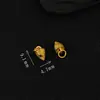 Totalmente bañado en plata de ley S925 con oro de 24 quilates, Accesorios de joyería DIY tradicionales bañados en oro, Colgante de pulsera tejido clásico vintage