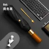 Paraguas de Regalo con Impresión de Patrón de Logotipo Personalizado, Paraguas Publicitario para Negocios, Paraguas para Lluvia o Sol con Recubrimiento Negro para Protección Solar y Protección UV