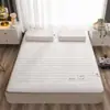 Funda acolchada para colchón de fibra de soja, plegable, adecuada para dormitorios de estudiantes, colchón tatami, alfombra para dormir antideslizante en el suelo